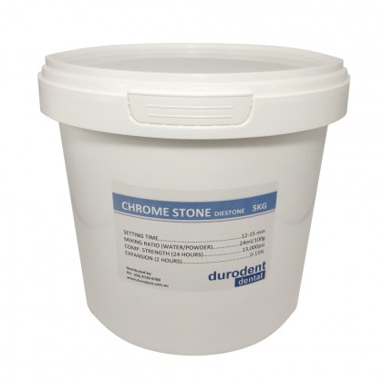 Durodent Chrome Stone Diestone - Blue - 5kg Pail